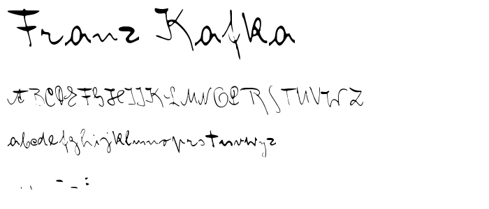 Franz Kafka font